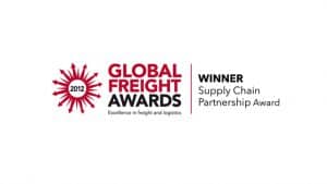 Global Freight Awards 2012 - Winner supply chain partnership award