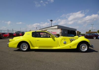 Yellow hotrod