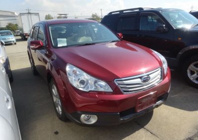 Subaru red car