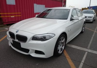 BMW white car